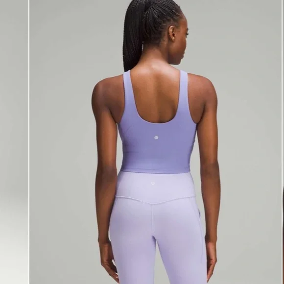 Lululemon Align High-Neck Tank Top Lavender 4 - Picture 2 of 6